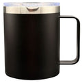 12oz Black Stainless Steel Coffee Mug